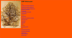 Desktop Screenshot of oedp-altshausen.de